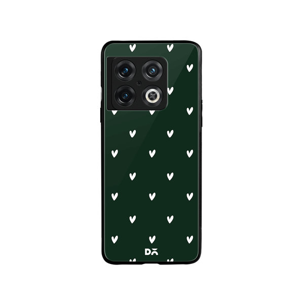 DailyObjects Bundle Heart Bottle Green Glass Case Cover For OnePlus 10 Pro