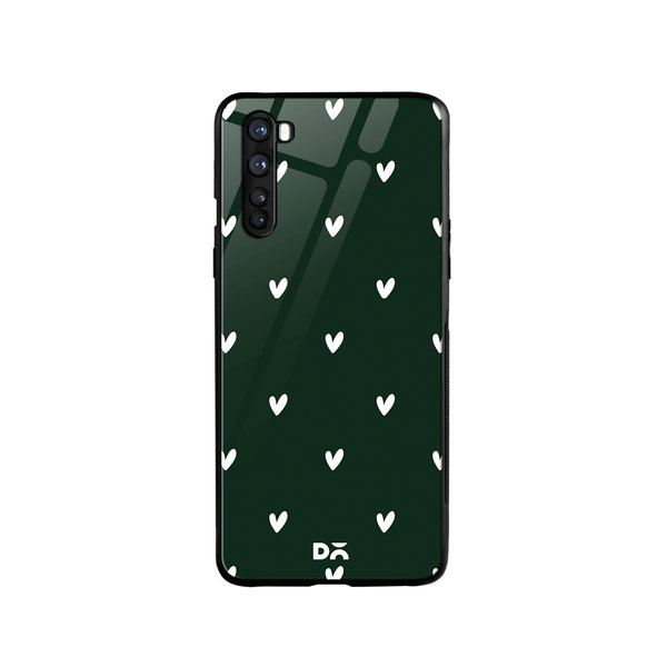 

DailyObjects Bundle Heart Bottle Green Glass Case Cover For OnePlus Nord