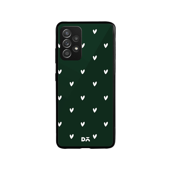 

DailyObjects Bundle Heart Bottle Green Glass Case Cover For Samsung Galaxy A52