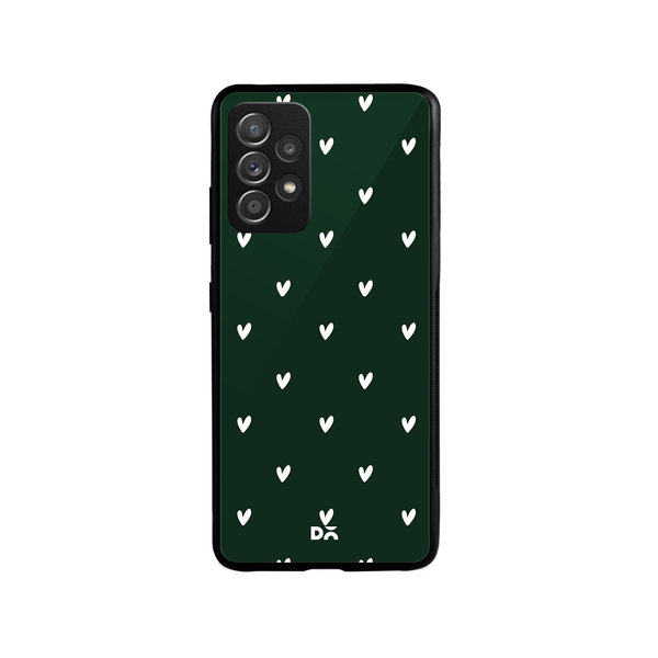 

DailyObjects Bundle Heart Bottle Green Glass Case Cover For Samsung Galaxy A73