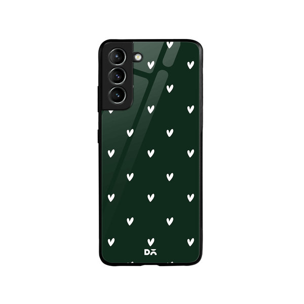 

DailyObjects Bundle Heart Bottle Green Glass Case Cover For Samsung Galaxy S21 Plus