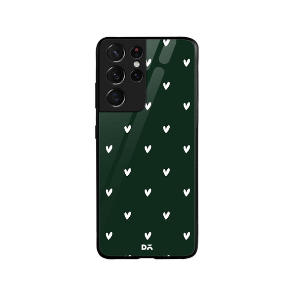 

DailyObjects Bundle Heart Bottle Green Glass Case Cover For Samsung Galaxy S21 Ultra