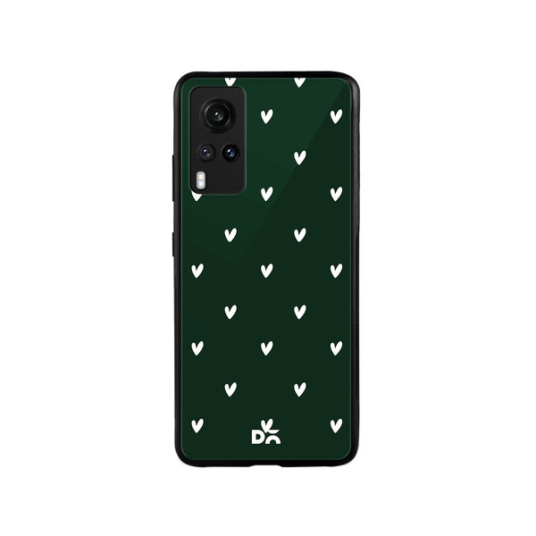 

DailyObjects Bundle Heart Bottle Green Glass Case Cover For Vivo X60