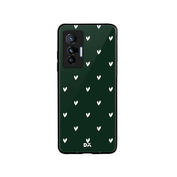 

DailyObjects Bundle Heart Bottle Green Glass Case Cover For Vivo X70