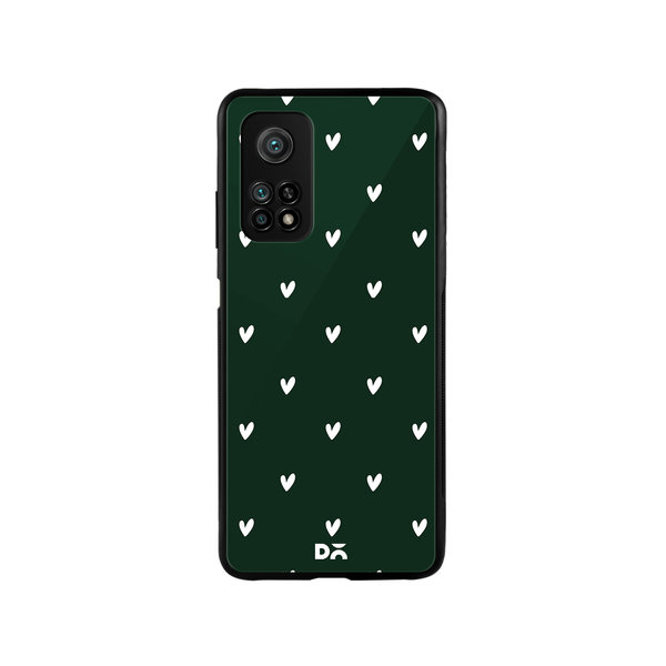 

DailyObjects Bundle Heart Bottle Green Glass Case Cover For Xiaomi Mi 10T