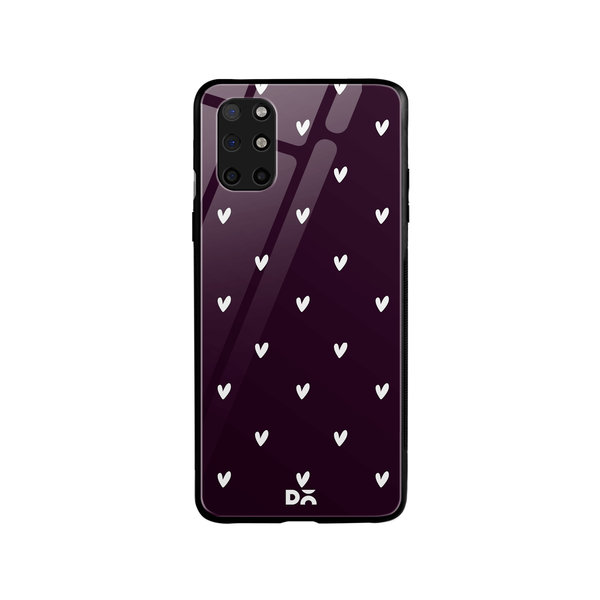 

DailyObjects Bundle Heart Plum Glass Case Cover For OnePlus 8T