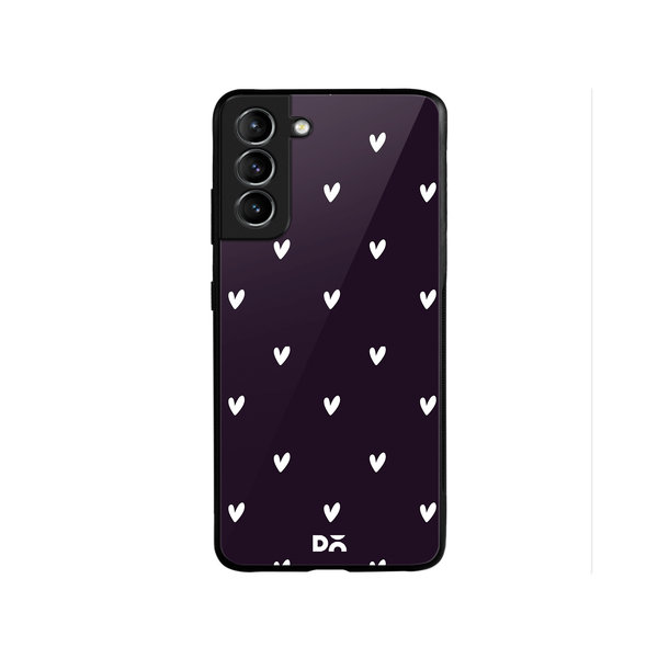 

DailyObjects Bundle Heart Plum Glass Case Cover For Samsung Galaxy S22