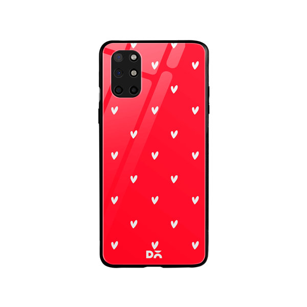 

DailyObjects Bundle Heart Scarlet Glass Case Cover For OnePlus 8T