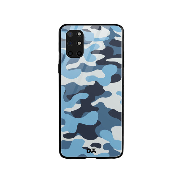 

DailyObjects Camouflage Aquatic Glass Case Cover For OnePlus 8T