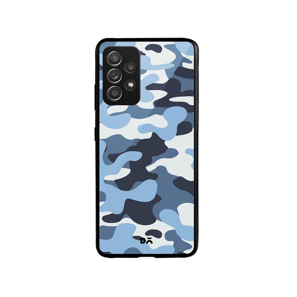 

DailyObjects Camouflage Aquatic Glass Case Cover For Samsung Galaxy A53
