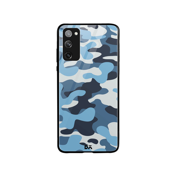 

DailyObjects Camouflage Aquatic Glass Case Cover For Samsung Galaxy S20 FE