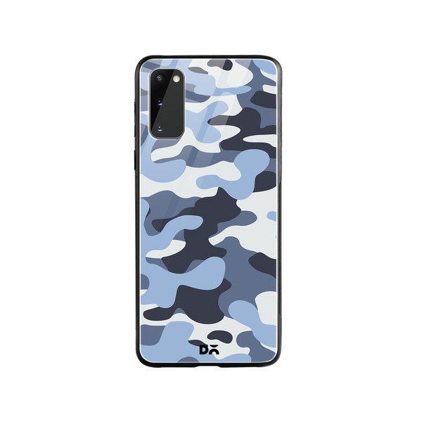 

DailyObjects Camouflage Aquatic Glass Case Cover For Samsung Galaxy S20