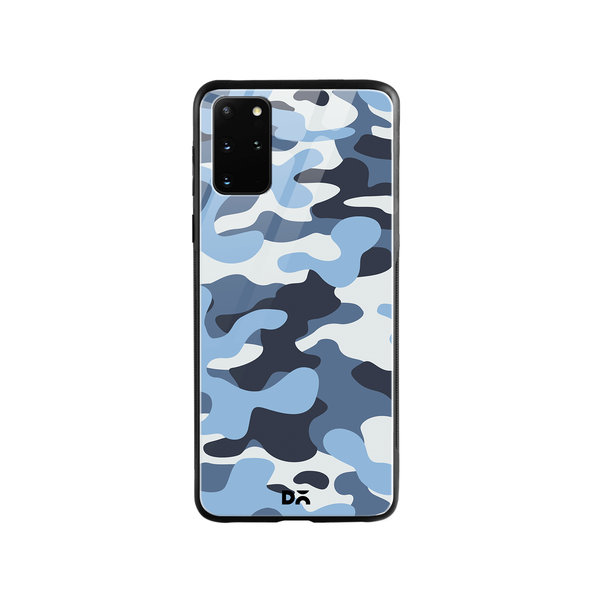 

DailyObjects Camouflage Aquatic Glass Case Cover For Samsung Galaxy S20 Plus