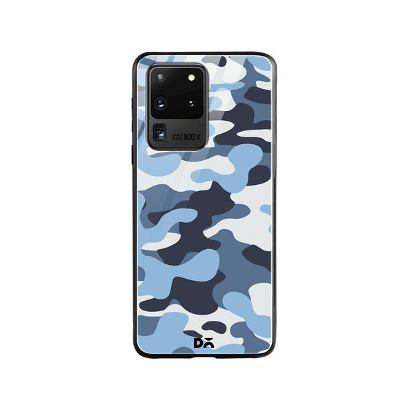 

DailyObjects Camouflage Aquatic Glass Case Cover For Samsung Galaxy S20 Ultra