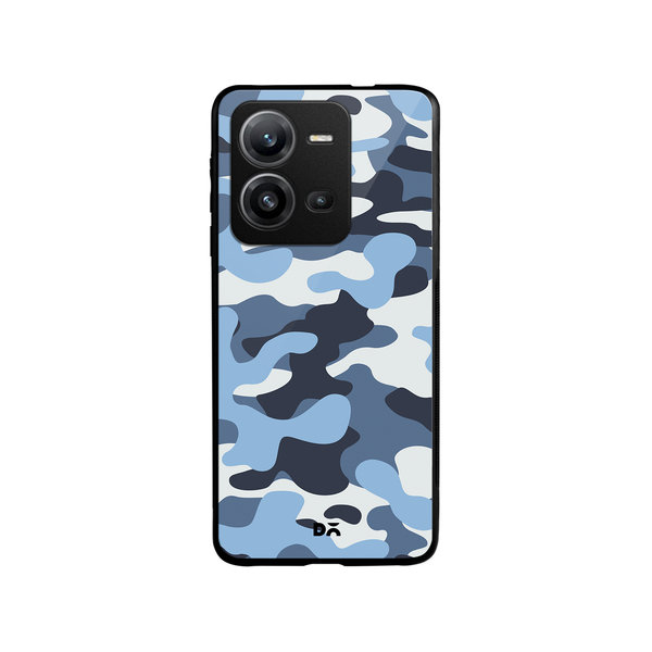 

DailyObjects Camouflage Aquatic Glass Case Cover For Vivo V25