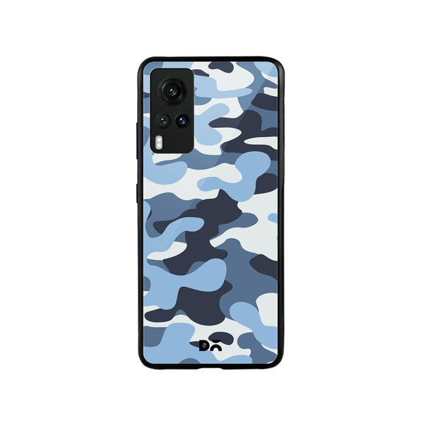 

DailyObjects Camouflage Aquatic Glass Case Cover For Vivo X60