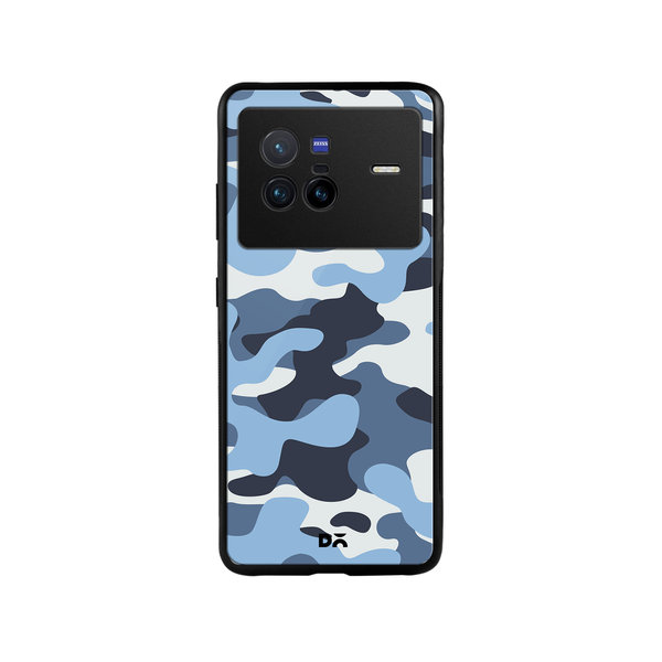 

DailyObjects Camouflage Aquatic Glass Case Cover For Vivo X80