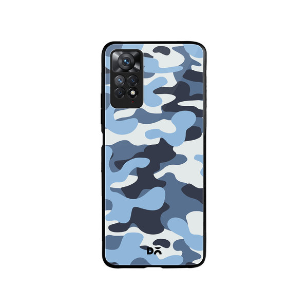 

DailyObjects Camouflage Aquatic Glass Case Cover For Xiaomi Redmi Note 11 Pro