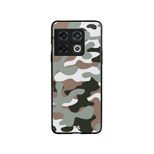 

DailyObjects Camouflage Army Glass Case Cover For OnePlus 10 Pro