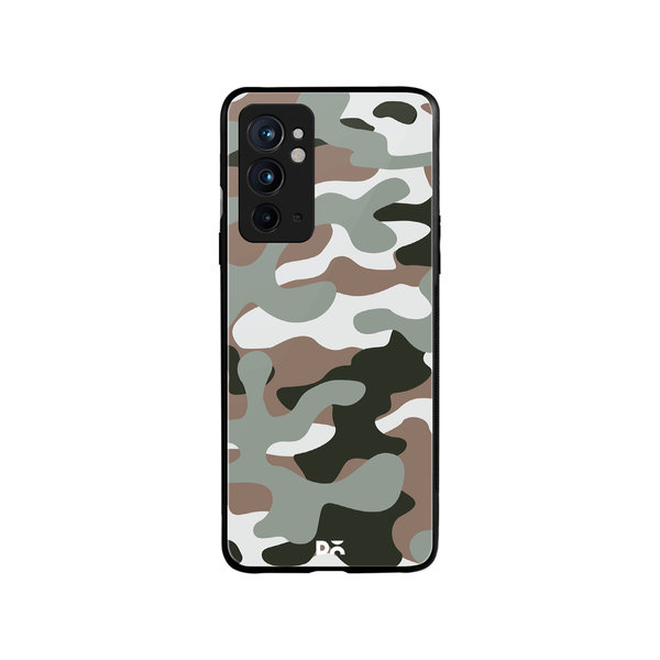 

DailyObjects Camouflage Army Glass Case Cover For OnePlus 9RT