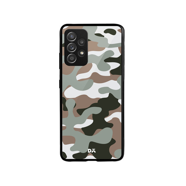 

DailyObjects Camouflage Army Glass Case Cover For Samsung Galaxy A53