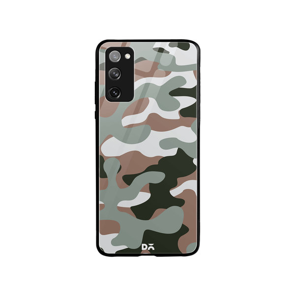 

DailyObjects Camouflage Army Glass Case Cover For Samsung Galaxy S20 FE