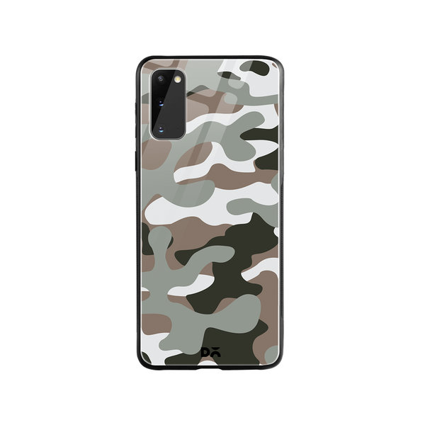 

DailyObjects Camouflage Army Glass Case Cover For Samsung Galaxy S20