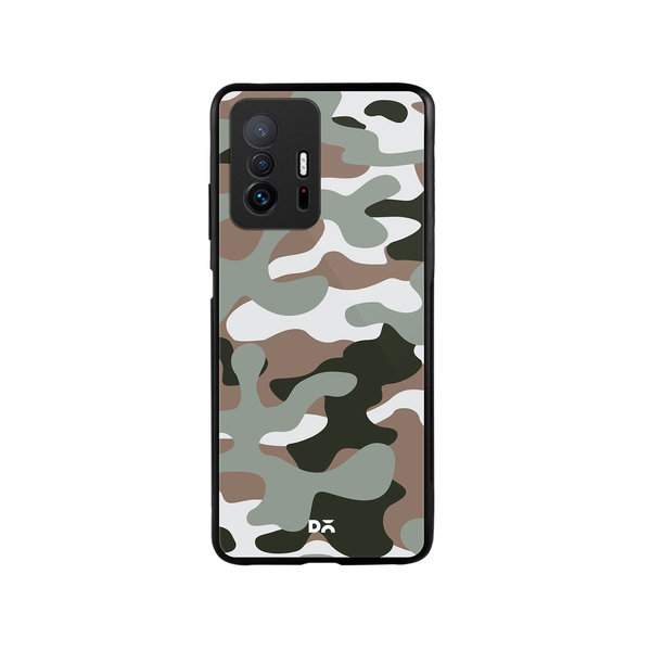 

DailyObjects Camouflage Army Glass Case Cover For Xiaomi 11T