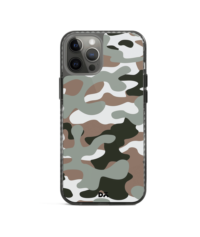 Camouflage Army Stride MagSafe Case Cover For iPhone 12 Pro