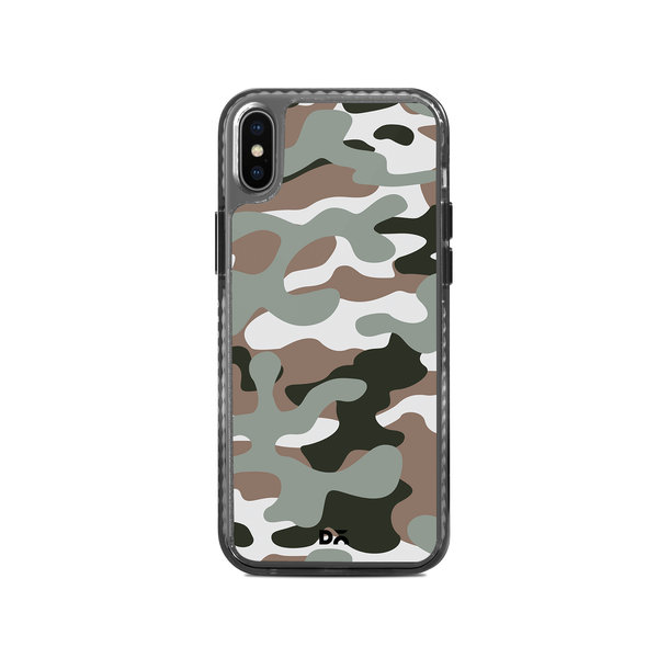 

DailyObjects Camouflage Army Stride 2.0 Case Cover For iPhone XS