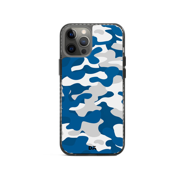 

DailyObjects Camouflage Blue Stride 2.0 Case Cover For iPhone 12 Pro