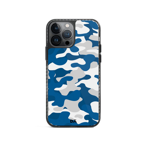 

DailyObjects Camouflage Blue Stride 2.0 Case Cover For iPhone 14 Pro