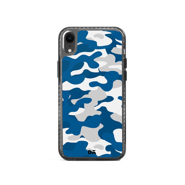 

DailyObjects Camouflage Blue Stride 2.0 Case Cover For iPhone XR