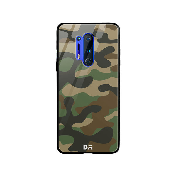 

DailyObjects Camouflage Glass Case Cover For OnePlus 8 Pro