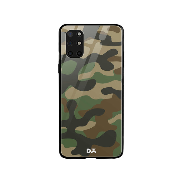 

DailyObjects Camouflage Glass Case Cover For OnePlus 8T