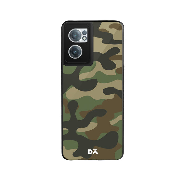 

DailyObjects Camouflage Glass Case Cover For OnePlus Nord CE 2