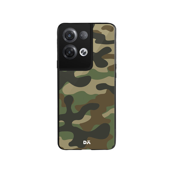 

DailyObjects Camouflage Glass Case Cover For Oppo Reno 8 Pro Plus