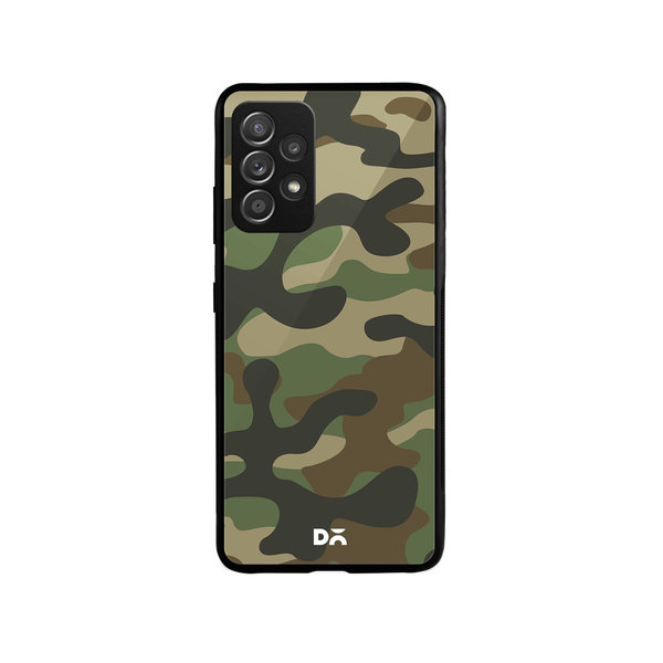 

DailyObjects Camouflage Glass Case Cover For Samsung Galaxy A52