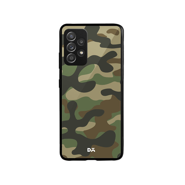 

DailyObjects Camouflage Glass Case Cover For Samsung Galaxy A53