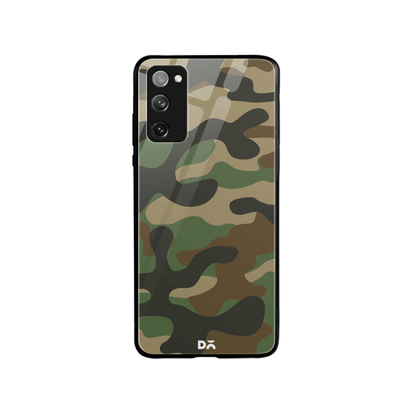 

DailyObjects Camouflage Glass Case Cover For Samsung Galaxy S20 FE