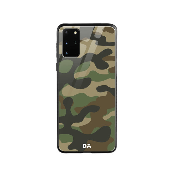 

DailyObjects Camouflage Glass Case Cover For Samsung Galaxy S20 Plus