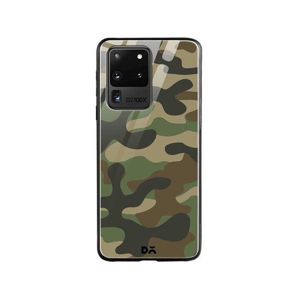

DailyObjects Camouflage Glass Case Cover For Samsung Galaxy S20 Ultra