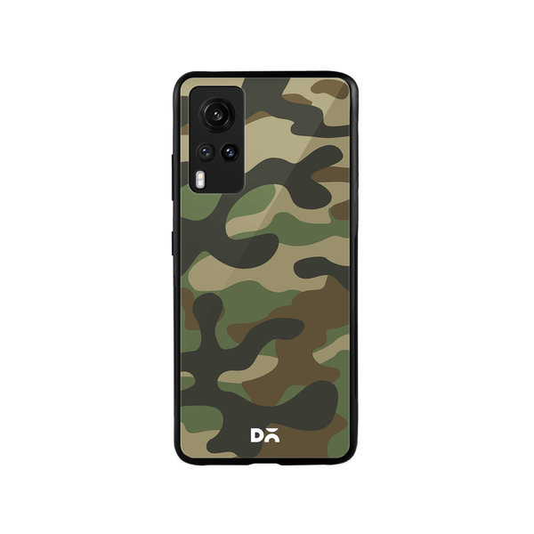 

DailyObjects Camouflage Glass Case Cover For Vivo X60