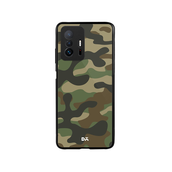 

DailyObjects Camouflage Glass Case Cover For Xiaomi 11T