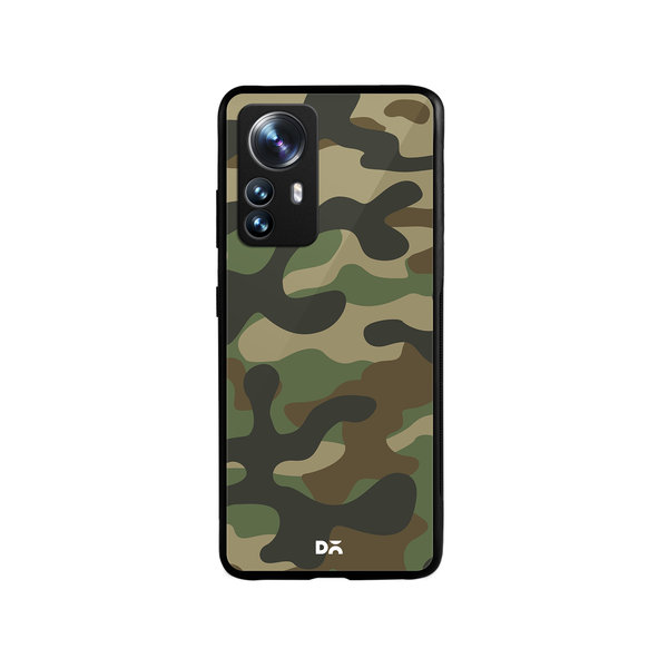 

DailyObjects Camouflage Glass Case Cover For Xiaomi 12 Pro