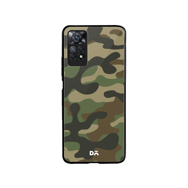 

DailyObjects Camouflage Glass Case Cover For Xiaomi Redmi Note 11 Pro