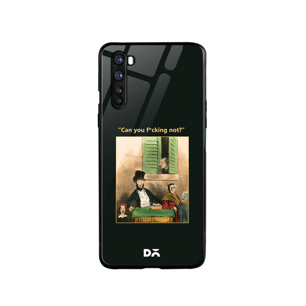 DailyObjects Can You Not Glass Case Cover For OnePlus Nord
