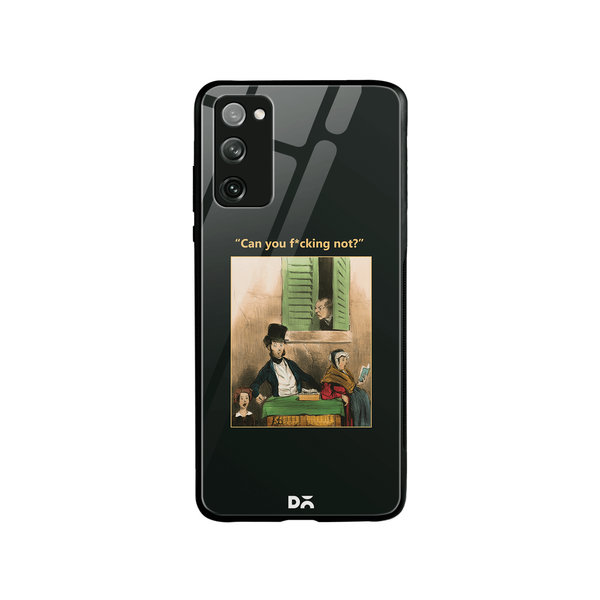 

DailyObjects Can You Not Glass Case Cover For Samsung Galaxy S20 FE