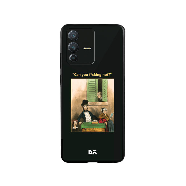 

DailyObjects Can You Not Glass Case Cover For Vivo V23