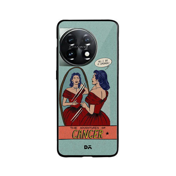 

DailyObjects Cancer Glass Case Cover For OnePlus 11 5G